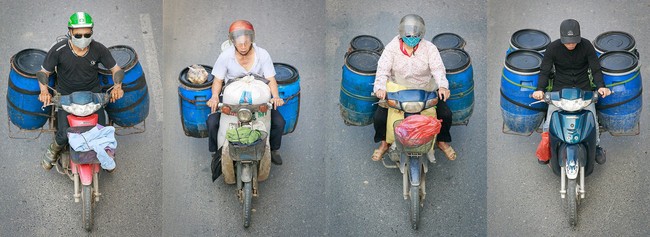 Hình ảnh Người Hà Nội đi xe máy bỗng trở nên vô cùng ấn tượng với góc máy trên cao - Ảnh 9.