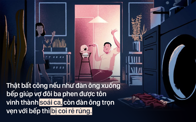 Đàn ông xuống bếp đôi ba phen được tôn làm soái ca, còn đàn ông nội trợ chuyên nghiệp sao các chị lại bĩu môi? - Ảnh 2.