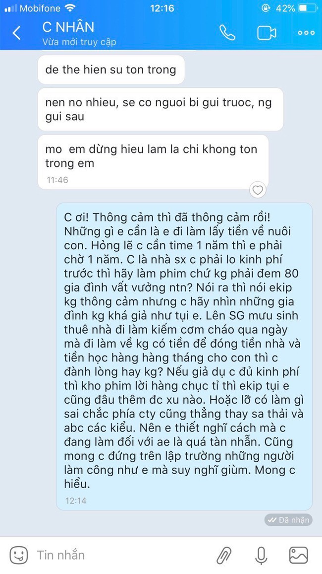 Lý Nhã Kỳ tung bằng chứng chi tiết tố cáo NSX phim Thiên Đường phá sản và trốn nợ tiền thù lao của đoàn phim - Ảnh 2.