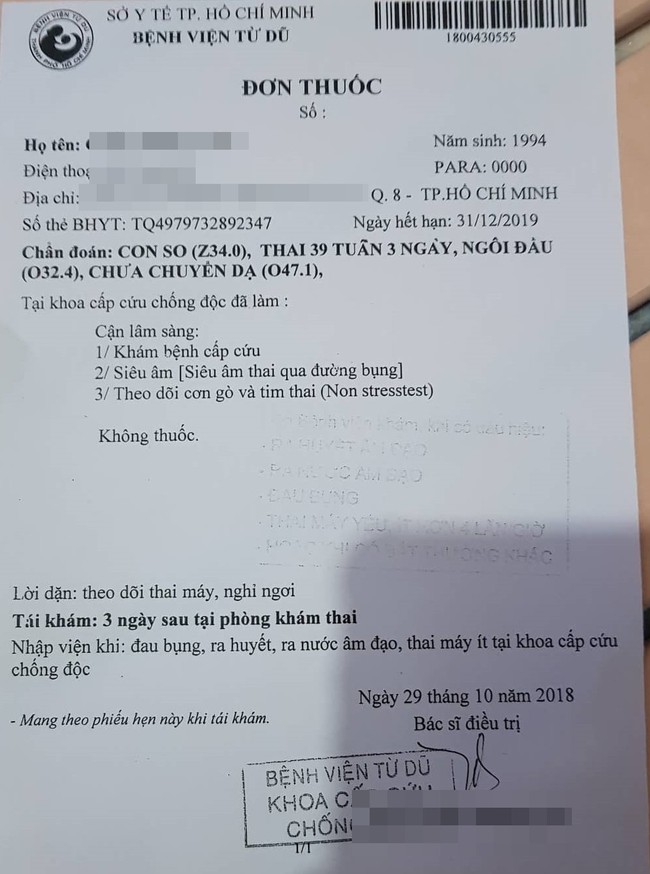 Bệnh viện Từ Dũ công bố nguyên nhân vụ thai phụ 24 tuổi bị mất con sắp sinh: Do đột tử - Ảnh 3.