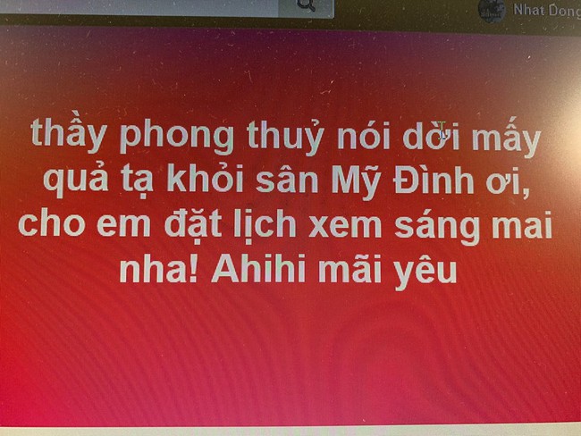 Tuyển Việt Nam thoát dớp sân Mỹ Đình, CĐM sôi sục truy tìm người tư vấn chuyển 40 bóng bê tông để nhờ phá ế - Ảnh 7.