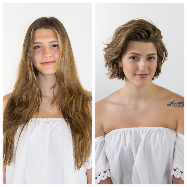 15 hình ảnh lột xác hoàn toàn của chị em chứng minh sức mạnh vi diệu của việc cắt tóc ngắn - Ảnh 6.