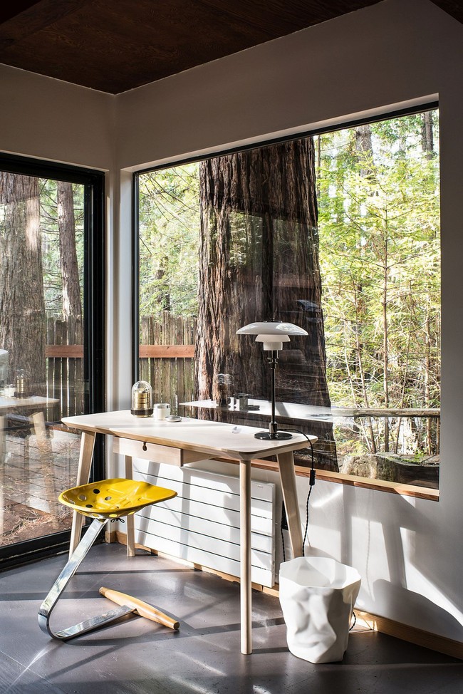 Ngôi nhà gỗ nằm giữa rừng Redwood gây thương nhớ vì vẻ đẹp hiện đại của mình - Ảnh 9.