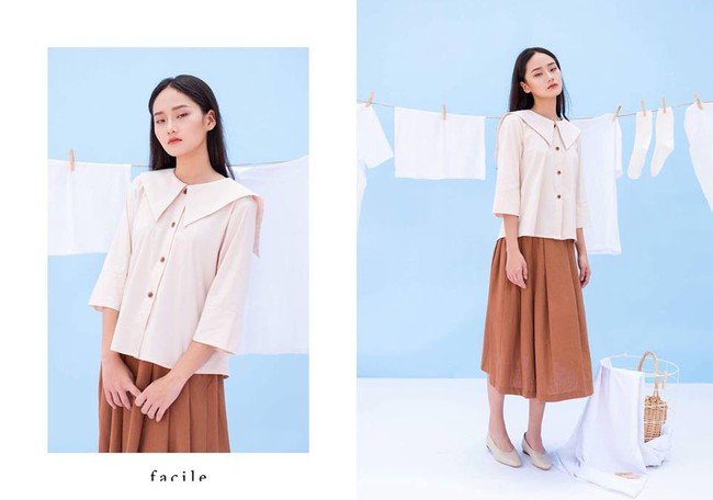 20 mẫu áo blouse siêu xinh từ các thương hiệu Việt chắc chắn sẽ đốn tim nàng trong những ngày giao mùa mát lịm - Ảnh 19.