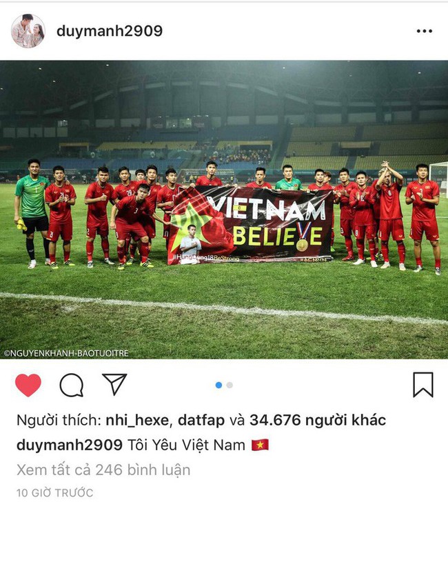 Các cầu thủ U23 Việt Nam chia sẻ gì trên mạng xã hội sau trận thắng U23 Bahrain? - Ảnh 6.