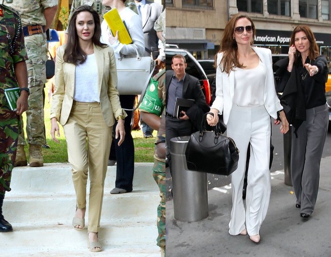 Đâu chỉ mỗi Angelina Jolie, loạt người đẹp Vbiz này cũng sáng rực cả góc phố nhờ những set đồ màu be  - Ảnh 3.