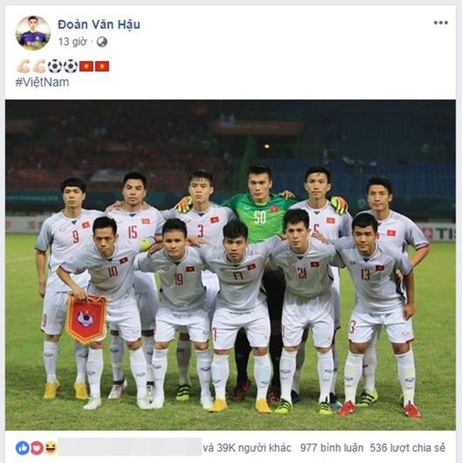 Trước trận bán kết một mất một còn với Hàn Quốc, cầu thủ Việt Nam lên dây cót tinh thần như thế nào trên Facebook? - Ảnh 2.