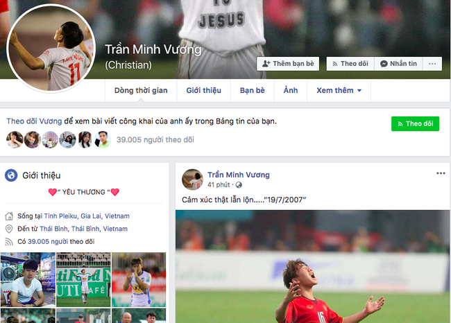 5 giờ sau cú sút phạt cầu vồng trong mưa, lượng follow trang cá nhân của Minh Vương tăng vọt - Ảnh 5. 5 giờ sau cú sút phạt cầu vồng trong mưa, lượng follow trang cá nhân của Minh Vương tăng vọt - Ảnh 5.