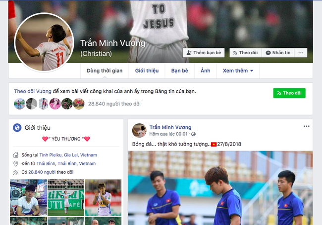 5 giờ sau cú sút phạt cầu vồng trong mưa, lượng follow trang cá nhân của Minh Vương tăng vọt - Ảnh 4. 5 giờ sau cú sút phạt cầu vồng trong mưa, lượng follow trang cá nhân của Minh Vương tăng vọt - Ảnh 4.