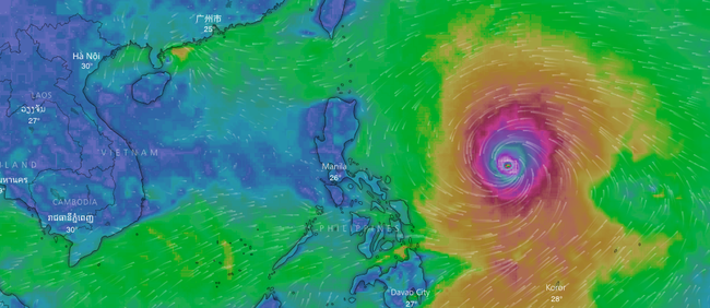 Bão số 5 gây mưa lớn ở Bắc Bộ, siêu bão Mangkhut giật trên cấp 17, tiến nhanh vào biển Đông - Ảnh 2.