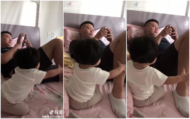 Không cam tâm khi bố mải mê nghịch điện thoại mà quên mất mình, cô bé đã có cách “nhắc nhở” siêu hay - Ảnh 2. Không cam tâm khi bố mải mê nghịch điện thoại mà quên mất mình, cô bé đã có cách “nhắc nhở” siêu hay - Ảnh 2.