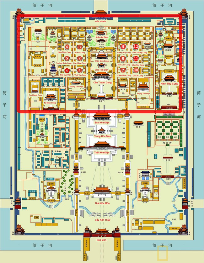 Choáng ngợp với kiến trúc Hậu cung của Tử Cấm Thành đời thực và bí mật về Diên Hi Cung không phải ai cũng biết - Ảnh 2.