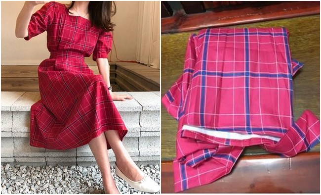 Chi 320k mua váy mùa thu xinh xắn, cô nàng đã nhận đồ khác xa thực tế lại còn bị tưởng là khăn trải bàn - Ảnh 2.