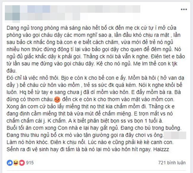 Mẹ bỉm sữa cấm bà nội hôn cháu vì hôi miệng, kẻ chê nàng dâu ghê gớm, người lại ủng hộ vì lý do này - Ảnh 1.