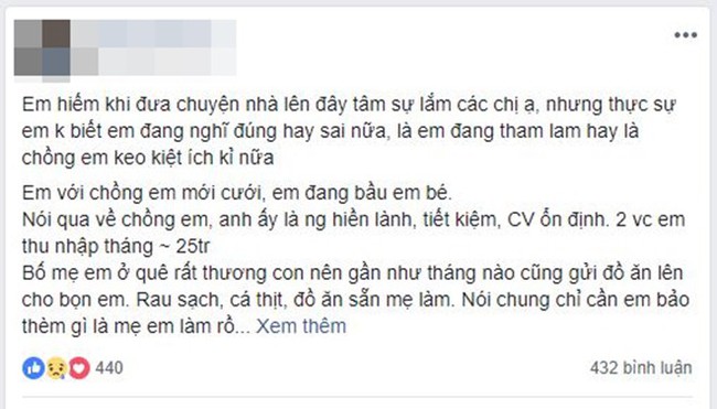 Xin chồng chiếc điện thoại cũ cho mẹ không được, vợ trẻ lên mạng hỏi ý kiến chị em liền bị mắng vì điều này - Ảnh 1.