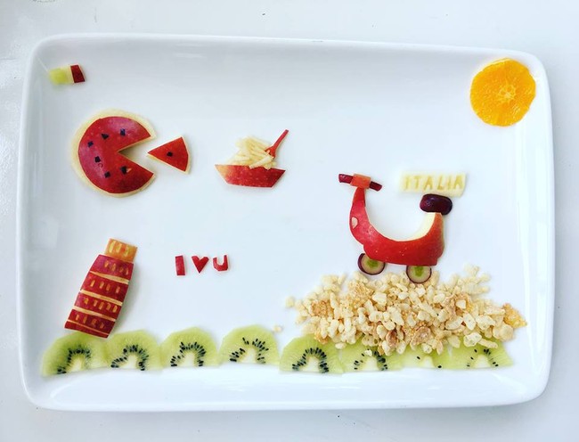 Con kể chuyện gì, mẹ Việt ở Pháp trang trí món ăn tuyệt đẹp theo chủ đề đó - Ảnh 14. Con kể chuyện gì, mẹ Việt ở Pháp trang trí món ăn tuyệt đẹp theo chủ đề đó - Ảnh 14.