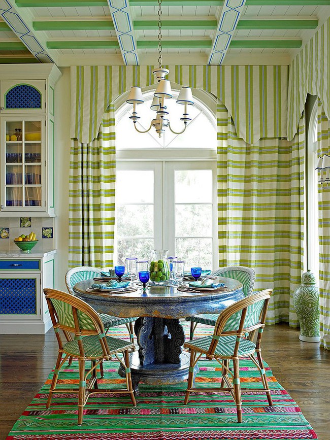 Xu hướng thiết kế phòng ăn màu xanh lá cây phong cách tươi mới lại dễ chịu, hợp thời - Ảnh 5.