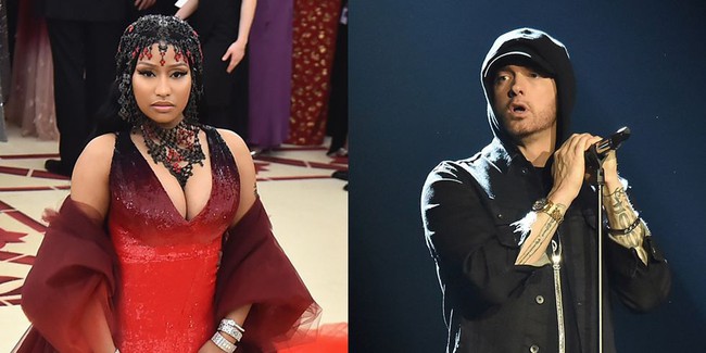 Nicki Minaj and rap king Eminem constantly flirt with each other, but what is the truth of their relationship? - Photo 1.