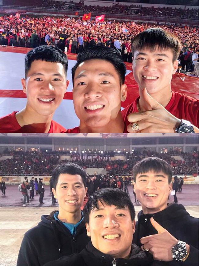 Những bức ảnh thú vị về trình selfie của Bùi Tiến Dũng và đồng bọn: Từ Thường Châu đến ASIAD vẫn 1 biểu cảm duy nhất   - Ảnh 2.