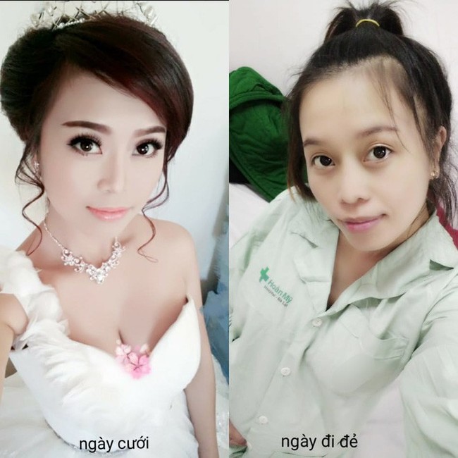 Cùng 1 góc nghiêng chụp ngày cưới và trước khi đi đẻ, mẹ bầu khiến các em gái thảng thốt: Thôi, em không lấy chồng đâu! - Ảnh 7.