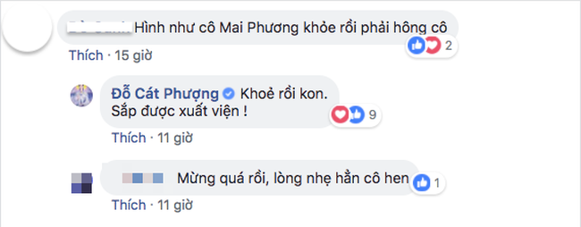Cát Phượng cập nhật tình trạng sức khỏe mới nhất của Mai Phương - Ảnh 1. Cát Phượng cập nhật tình trạng sức khỏe mới nhất của Mai Phương - Ảnh 1.