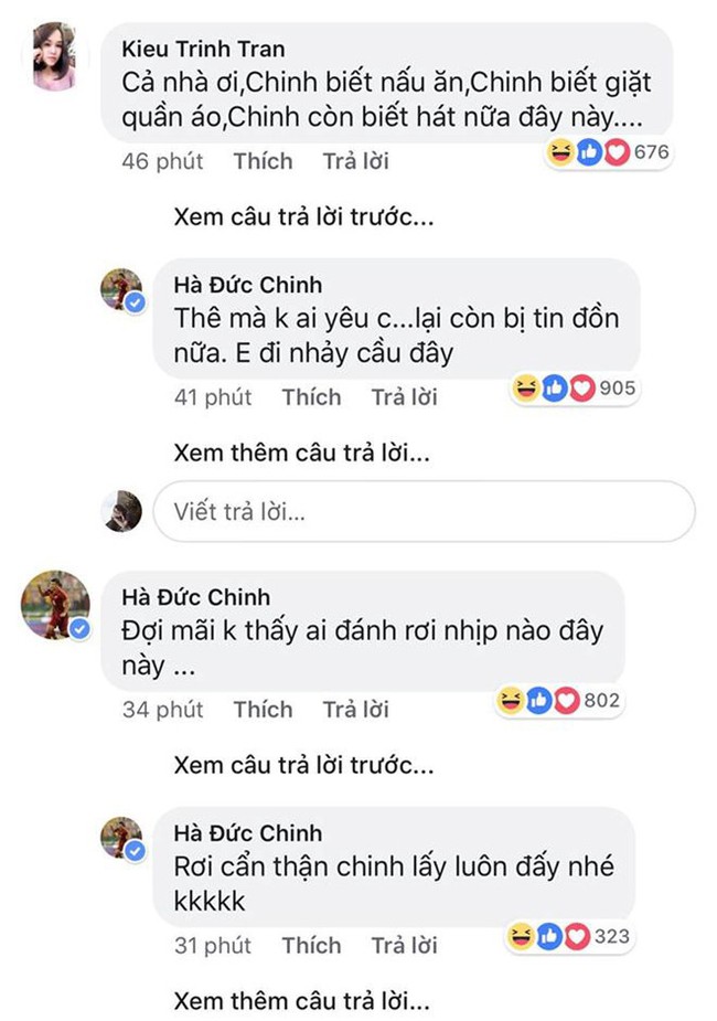 Bị đồn có bạn gái xinh đẹp và nóng bỏng đây là phản ứng của Hà Đức Chinh! - Ảnh 4.