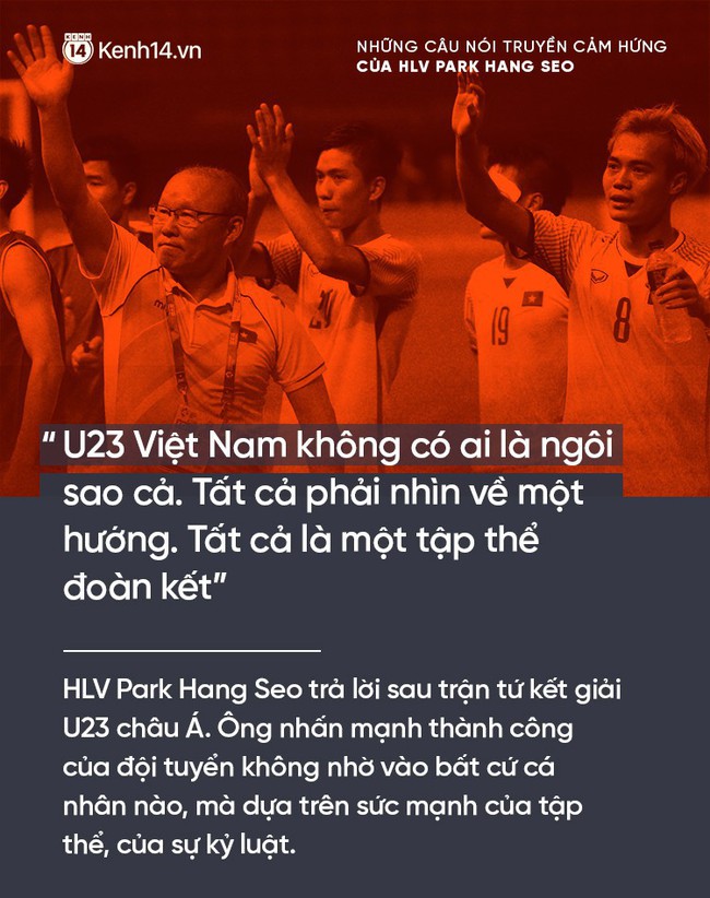 Những câu nói truyền cảm hứng của HLV Park Hang Seo cho bóng đá Việt Nam - Ảnh 2.