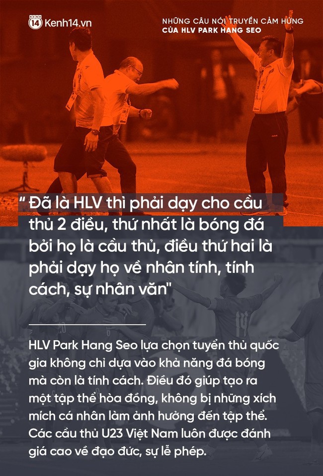 Những câu nói truyền cảm hứng của HLV Park Hang Seo cho bóng đá Việt Nam - Ảnh 6.