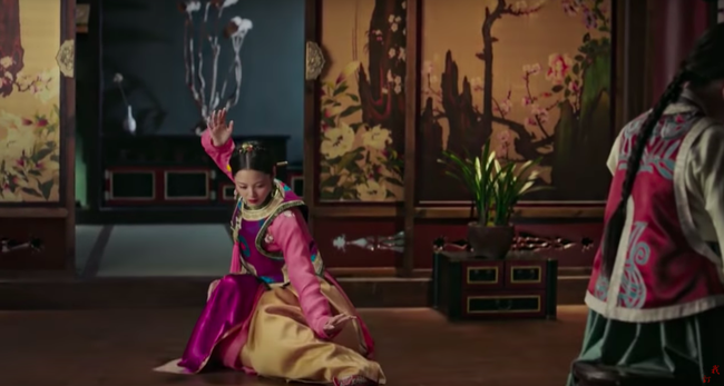 Quyết giành thị tẩm, chị gái bán sâm đẹp nhất hậu cung mặc Hanbok nhảy múa theo phong cách Korea  - Ảnh 5.