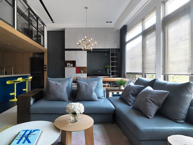 Bạn sẽ yêu ngay màu xanh và décor cho tổ ấm của mình ngay lập tức khi ngắm nhìn căn hộ tuyệt đẹp này - Ảnh 1.