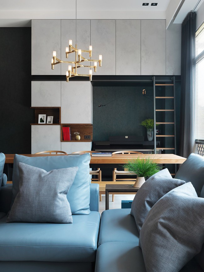 Bạn sẽ yêu ngay màu xanh và décor cho tổ ấm của mình ngay lập tức khi ngắm nhìn căn hộ tuyệt đẹp này - Ảnh 2.