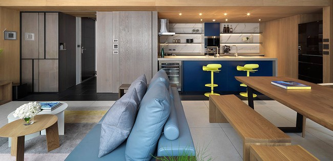 Bạn sẽ yêu ngay màu xanh và décor cho tổ ấm của mình ngay lập tức khi ngắm nhìn căn hộ tuyệt đẹp này - Ảnh 6.