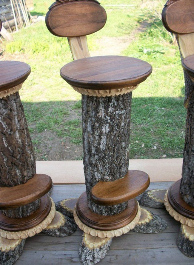 Nghệ thuật biến gốc cây và những khúc gỗ thành những chiếc ghế vô cùng độc đáo - Ảnh 2.
