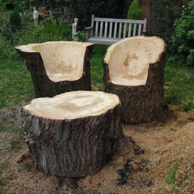 Nghệ thuật biến gốc cây và những khúc gỗ thành những chiếc ghế vô cùng độc đáo - Ảnh 7.