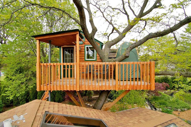 Những ngôi nhà trên cây tuyệt đẹp khiến bạn mộng mơ đến một cuộc sống chan hòa bên thiên nhiên - Ảnh 23.