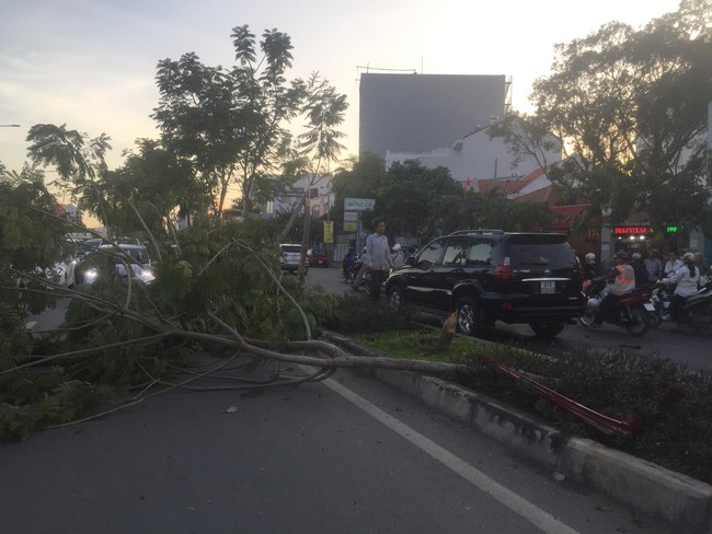 Ô tô BMW gây tai nạn liên hoàn trên đường phố Sài Gòn, những người trên xe rời khỏi hiện trường - Ảnh 1.