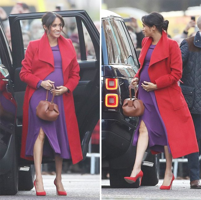 Vừa tái xuất, Meghan đã gây thất vọng với vẻ ngoài quê mùa, bất ngờ hé lộ chi tiết về em bé trong bụng - Ảnh 3. Vừa tái xuất, Meghan đã gây thất vọng với vẻ ngoài quê mùa, bất ngờ hé lộ chi tiết về em bé trong bụng - Ảnh 3.