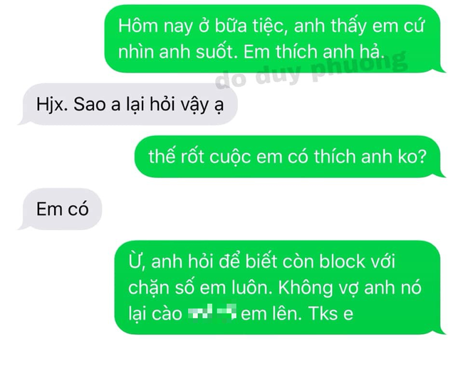 Gái xinh liếc mắt đưa tình trong bữa tiệc cuối năm, không ngờ lúc về chàng trai nhắn tin khiến cô gái chết đứng - Ảnh 1. Gái xinh liếc mắt đưa tình trong bữa tiệc cuối năm, không ngờ lúc về chàng trai nhắn tin khiến cô gái chết đứng - Ảnh 1.