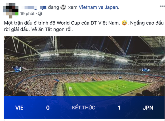 Thua Nhật Bản nhưng người hâm mộ vẫn động viên tuyển Việt Nam: Về ăn Tết thôi, các em vất vả quá rồi! - Ảnh 3.