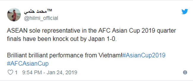 Việt Nam thua Nhật Bản trong trận tứ kết và đây là những lời bình luận thật bất ngờ từ CĐV khắp châu Á - Ảnh 2.