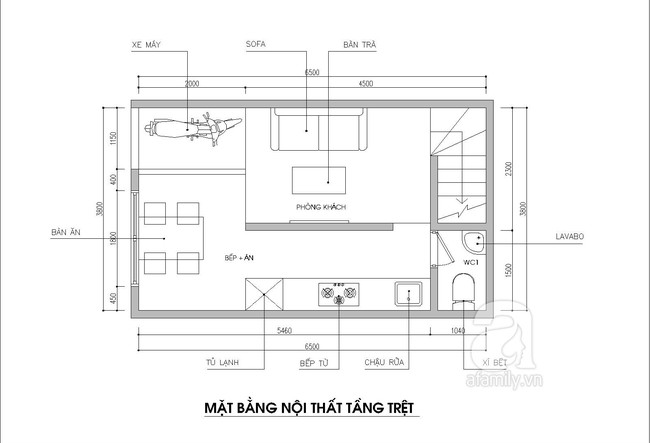 Thiết kế nhà ống: Tư vấn thiết kế nhà ống có 3 phòng ngủ thoáng mát- Ảnh 1.