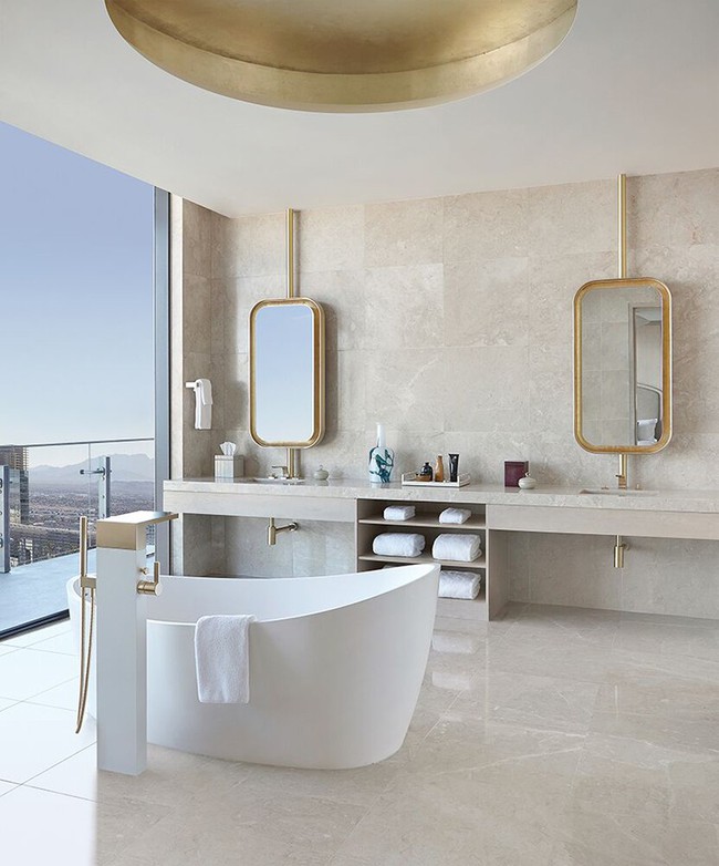 Bất kể diện tích lớn nhỏ, chỉ nhờ mẹo thiết kế này mà căn phòng tắm luôn khiến người dùng thoải mái - Ảnh 7.