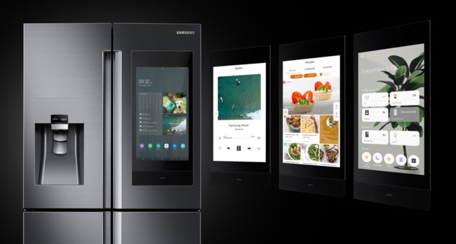 Samsung giới thiệu tủ lạnh thông minh thế hệ mới: Láu lỉnh đến nỗi biết nhắn tin nhắc khéo chủ nhân quên đóng cửa - Ảnh 1.