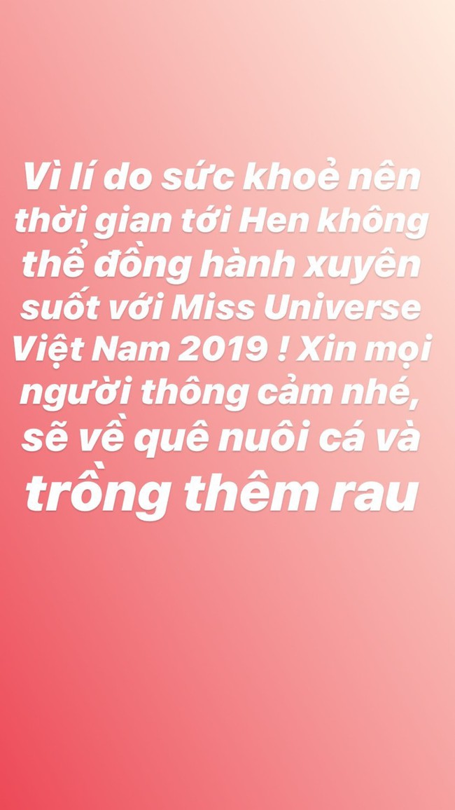 H'Hen Niê tuyên bố dừng đồng hành với Hoa hậu Hoàn vũ Việt Nam 2019 vì lý do này - Ảnh 1.