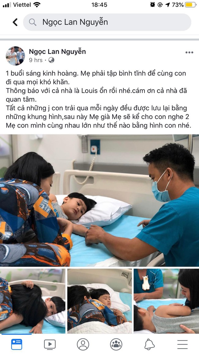 Vừa đính chính tin đồn rạn nứt, Ngọc Lan lại một mình đưa con trai tới bệnh viện mà không thấy bóng dáng Thanh Bình - Ảnh 1.