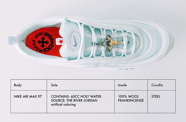 Đôi giày Nike chứa nước thánh giá 70 triệu đồng &quot;cháy hàng&quot; chỉ sau vài phút mở bán - Ảnh 3.