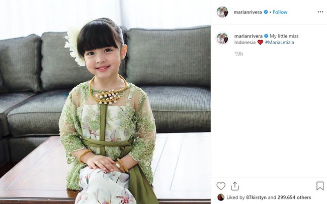 Baby Zia makes the online community go crazy because she is so adorable, as expected of the little princess of "the most beautiful beauty in the Philippines"  - Photo 1.