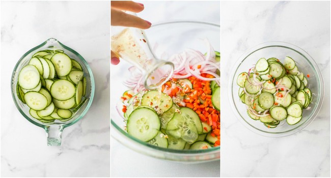 Chỉ mất 10 phút bạn có thể làm được món salad dưa chuột giòn ngon xuất sắc - Ảnh 3.