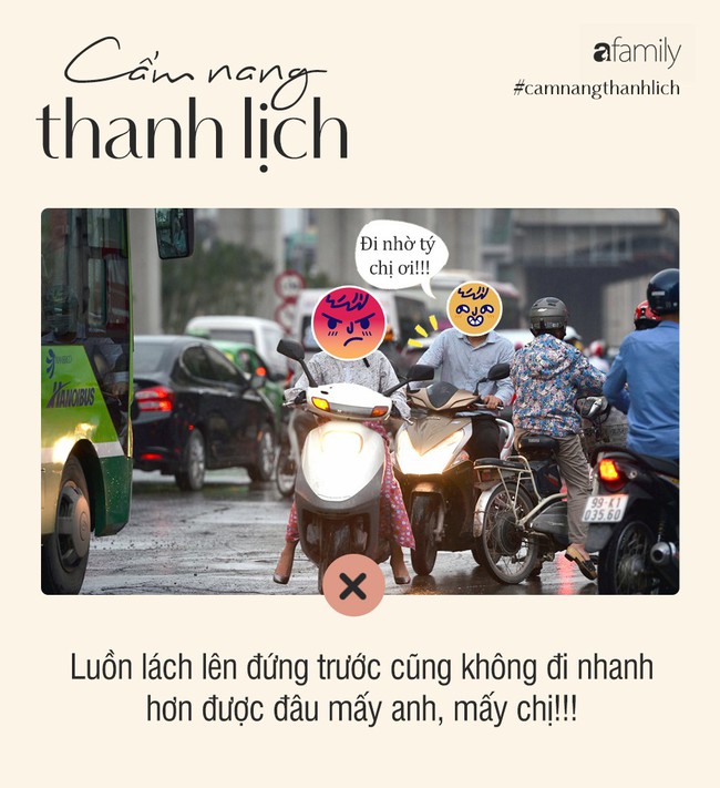 Bộ cẩm nang thanh lịch cho những người dừng đỗ xe khi đèn đỏ kém duyên - Ảnh 10.