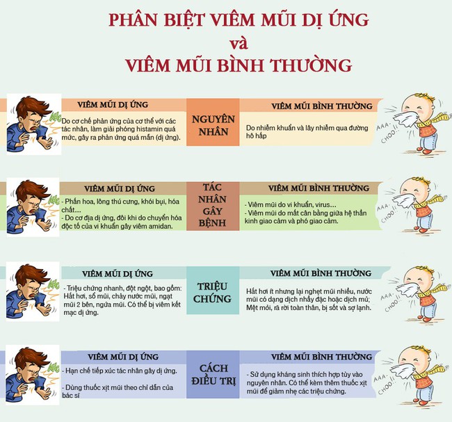 Phân biệt bệnh viêm mũi dị ứng và viêm mũi thông thường - 2 bệnh nhiều người mắc khi thời điểm giao mùa  - Ảnh 2.